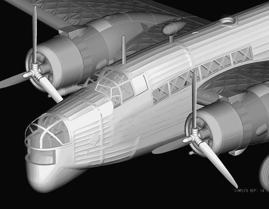 Trumpeter 01633 Vickers Wellington GR.MK XIV 1/72 – Bild 4