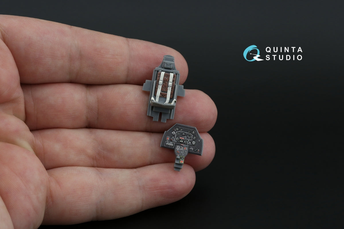 Quinta Studio QD48482 P-51B/C (Late) 3D-Printed coloured Interior on decal paper (Tamiya) 1/48 – imagen 10