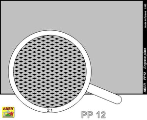 Aber PP12 Engrave plate (88 x 57mm) - pattern 12 – immagine 2