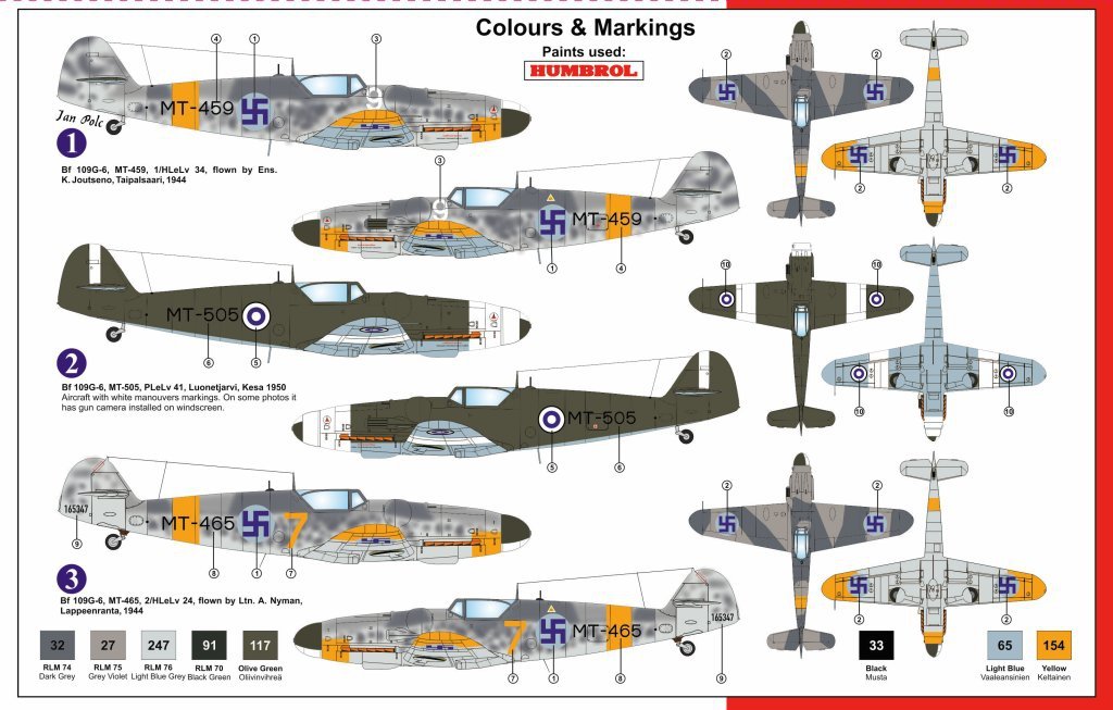 AZmodel AZ7517U Messerschmitt Bf 109G-6 BRAK PUDEŁKA 1/72 – immagine 2