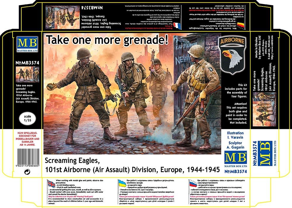 Master Box 3574 creaming Eagles, 101st Airborne 1/35 – image 2