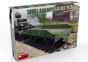 MiniArt 35303 Soviet Railway Flatbed 16,5-18t 1/35 – Bild 2