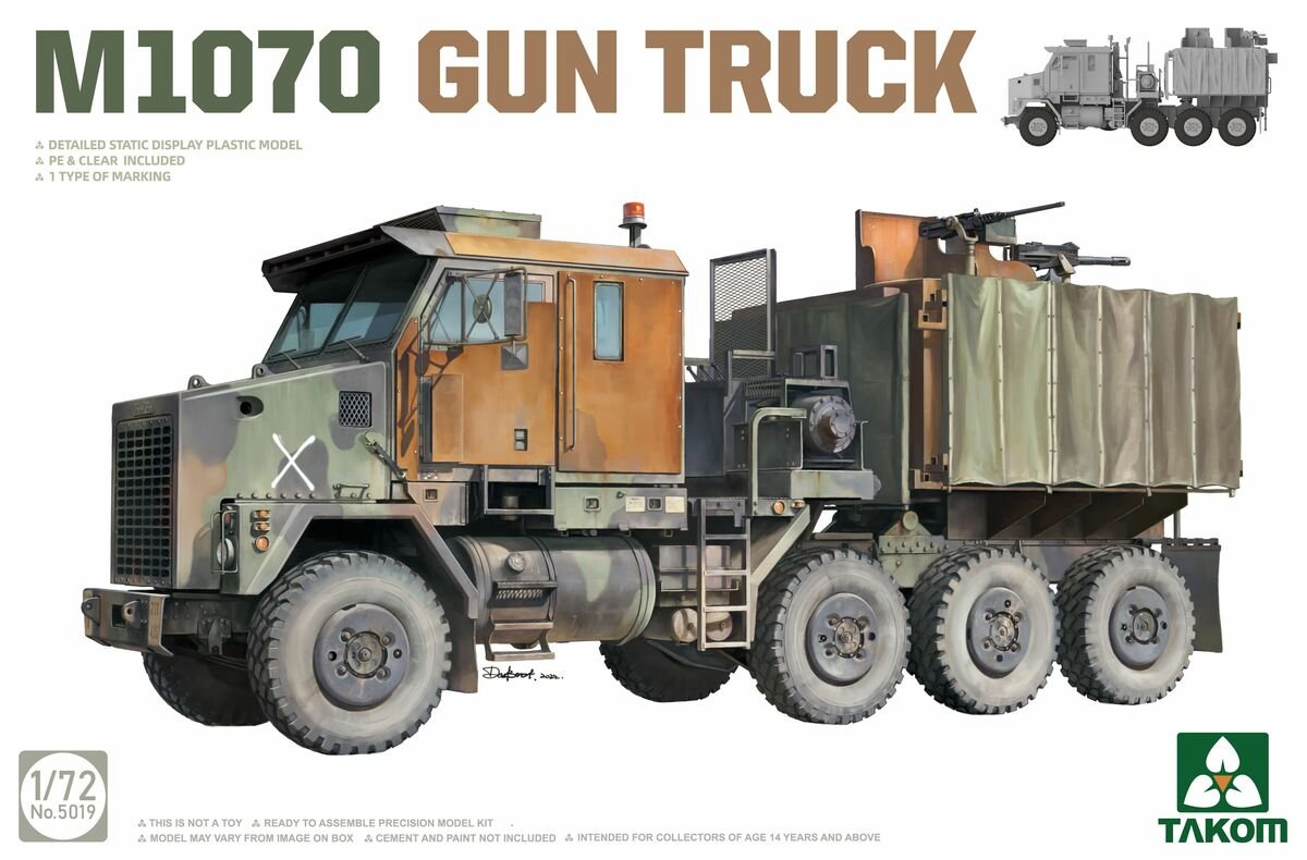 Takom 5019 M1070 Camion-pistolet 1/72