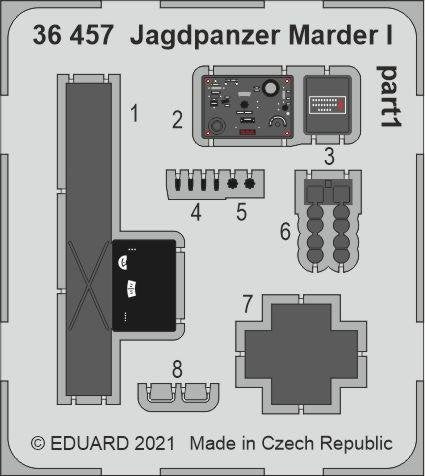 Eduard 36457 Jagdpanzer Marder I pour Tamiya 1/35