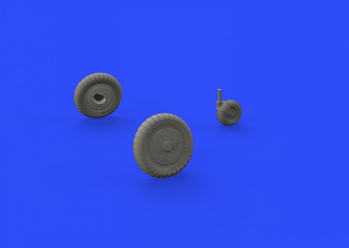 Eduard 648400 Bf 109G-6 wheels TAMIYA 1/48 – Bild 2