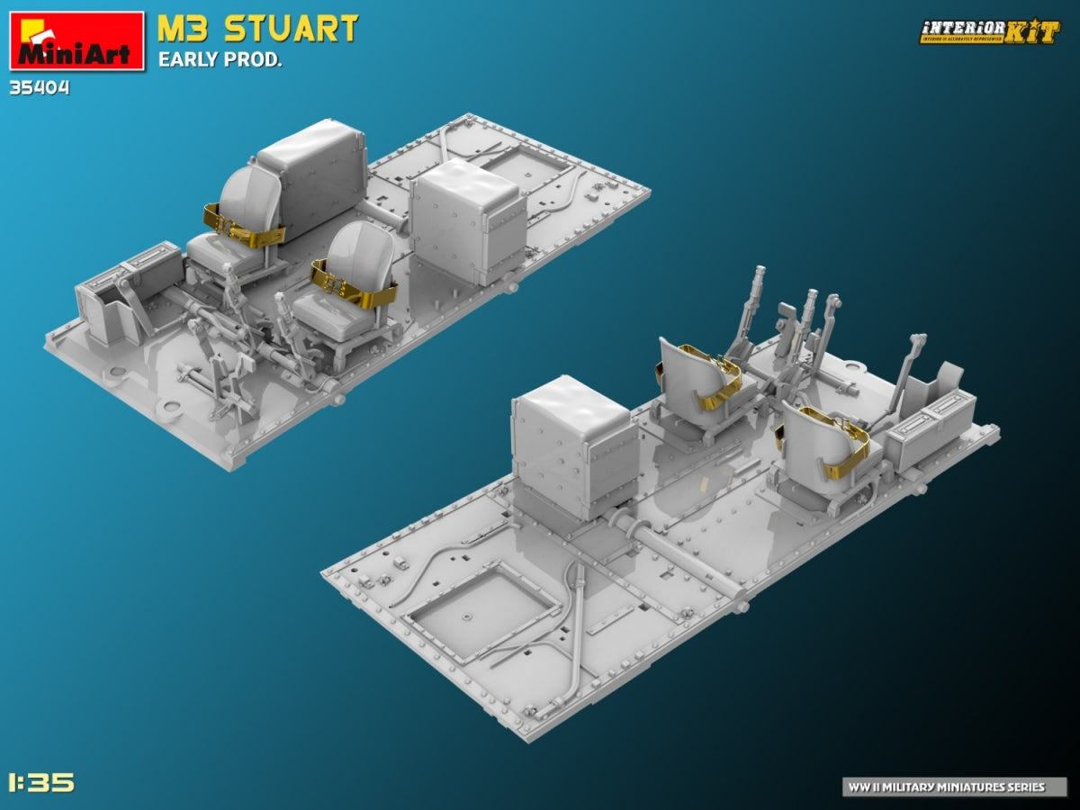MiniArt 35404 M3 STUART EARLY PROD. INTERIOR KIT 1/35 – Bild 19