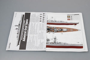 Trumpeter 05316 German Pocket Battleship Admiral Graf Spee 1/350 – immagine 7