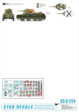 Star Decals 35-C1174 Spanish Civil War # 6 1/35 – Bild 2