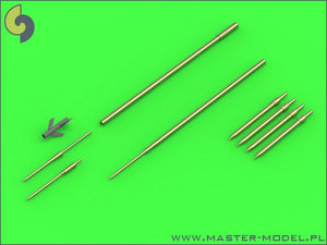 Master AM-48-120 Su-9 / Su-11 (Fishpot / Fishpot C) - Pilot Tubes and missile rails heads 1/48 – Bild 6
