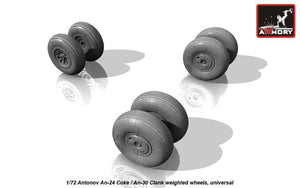 Armory Models AW72028 Antonov An-24 Coke / An-30 Clank wheels 1/72 – Bild 2