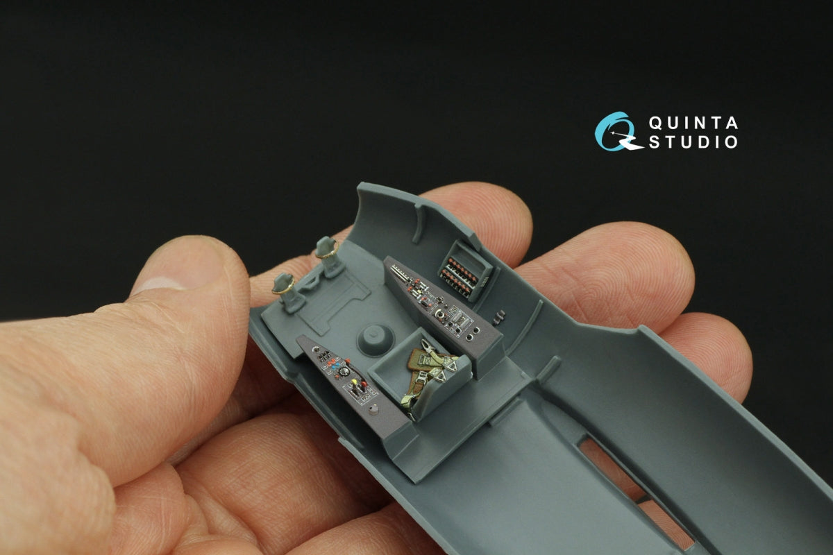Quinta Studio QD48530 Me P.1101 3D-Printed &amp;amp; colored Interior on decal paper (RS models) 1/48 – image 9