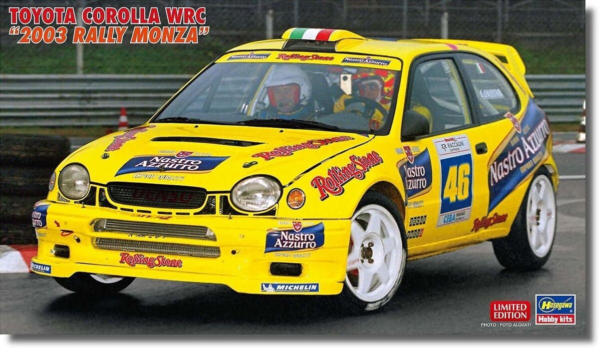 Hasegawa 20686 Toyota Corolla WRC &amp;quot;2003 Rally Monza&amp;quot; 1/24