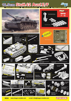 Dragon 6834 10.5cm StuH.42 Ausf.E/F 1/35 – imagen 2