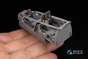 Quinta Studio QD+48449 F-4G late 3D-Printed &amp;amp; coloured Interior on decal paper (Zoukei Mura SWS) (with 3D-printed resin parts) 1/48 – immagine 6