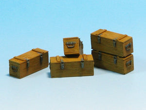 Eureka XXL E-014 Wooden Ammo Boxes for 5 cm Kw.K.39 1/35 – immagine 3
