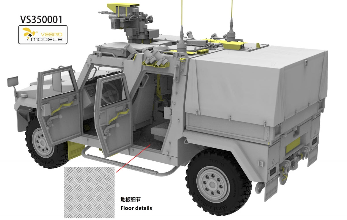 Vespid Models VS350001S German Utility Vehicle 2011 Production Eagle IV ( DELUX EDITION ) 1/35 – immagine 5