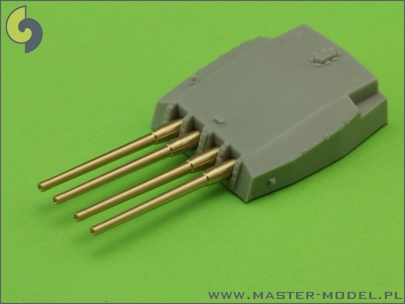 Master SM-700-029 France 380 mm/45 (14.96in) Model 1935 barrels - for turrets without blastbags (8pcs) – Bild 2