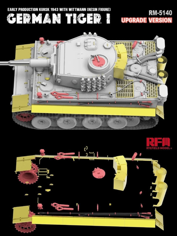 Rye Field Model 5140 Tiger I Early Production Wittmann Kursk 1943 Upgrade Version 1/35 – image 4