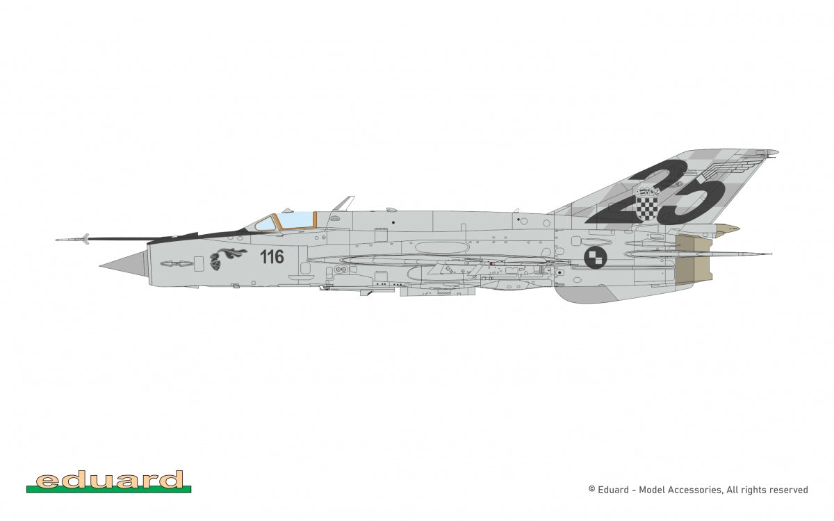 Eduard 2151 MiG-21bis DUAL COMBO 1/72 – immagine 9