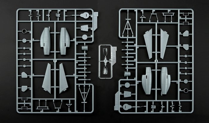 Meng DS-001 Kayaba Ku-4 Katsuodori Ram-Jet fighter (2 kits) 1/72 – immagine 3