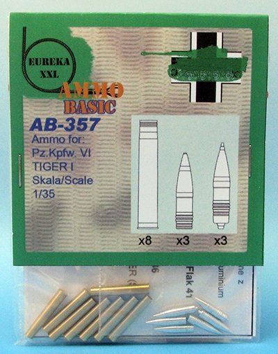 Munitions Eureka XXL AB-357 pour : Pz.Kpfw. VI, TIGER I 1/35