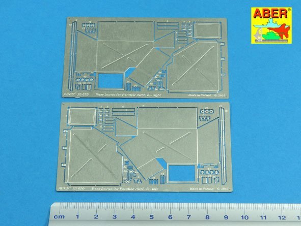 Aber 25020 Rear boxes for (Sd.Kfz. 171) Panther Ausf.A 1/25 – immagine 2