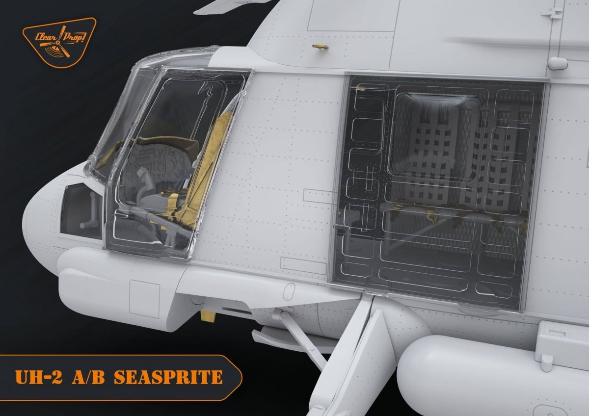 Hélice transparente ! Kit avancé CP72002 UH-2 A/B Seasprite ADVANCED au 1/72 – image 5