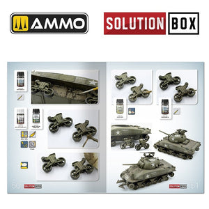 AMMO by Mig Jimenez 7728 SOLUTION BOX 22 – WWII USA ETO. Colors and Weathering System – imagen 13