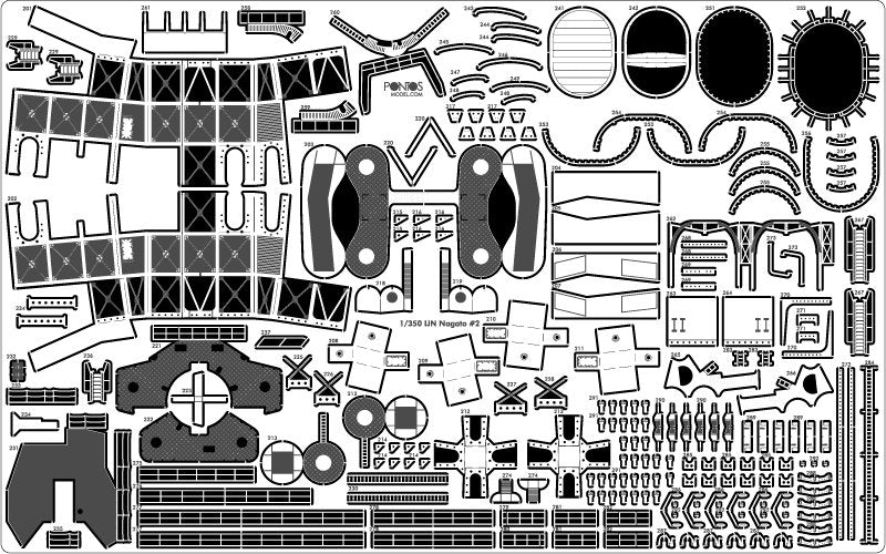 Pontos 35029F1 IJN NAGATO 1941 Detail Up Set 1/350 – zdjęcie 28