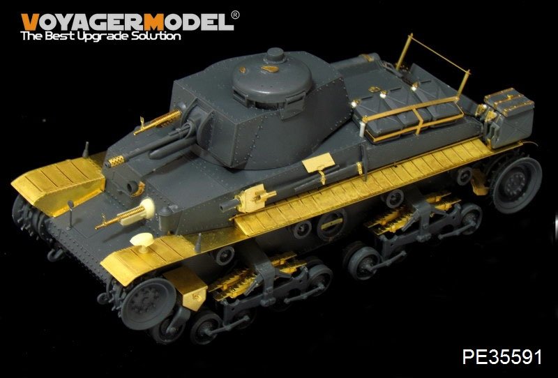 Voyager Model PE35591 WWII German Pz.Kpfw.35(t) (Machine Gun barrel Include) (OR ACADEMY 13280 1/35 – imagen 3