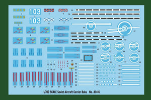 Hobby Boss 83416 Soviet Aircraft Carrier Baku 1/700 – zdjęcie 5
