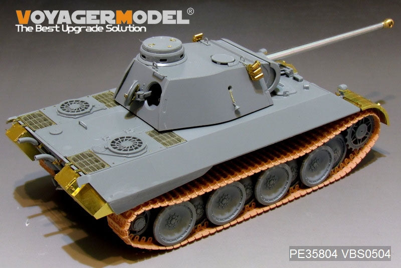 Maquette Voyager PE35804 Panther D V1 allemand de la Seconde Guerre mondiale (modèle de base) pour DROGON 6822 au 1/35 – image 7