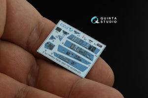 Quinta Studio QD48234 Su-35S 3D-Printed &amp;amp; coloured Interior on decal paper (KittyHawk) 1/48 – immagine 6