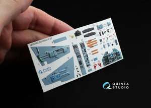 Intérieur imprimé en 3D et coloré sur papier décalcomanie Quinta Studio QD32002 Su-25SM (pour maquette Trumpeter) 1/32 – image 6