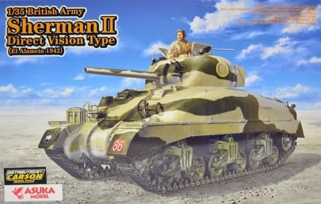 Asuka 35-014 British Army Sherman II &amp;quot;El Alamein 1942&amp;quot; 1/35