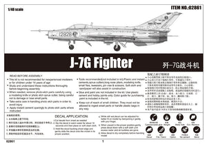 Trumpeter 02861 J-7G Fighter 1/48 – imagen 3