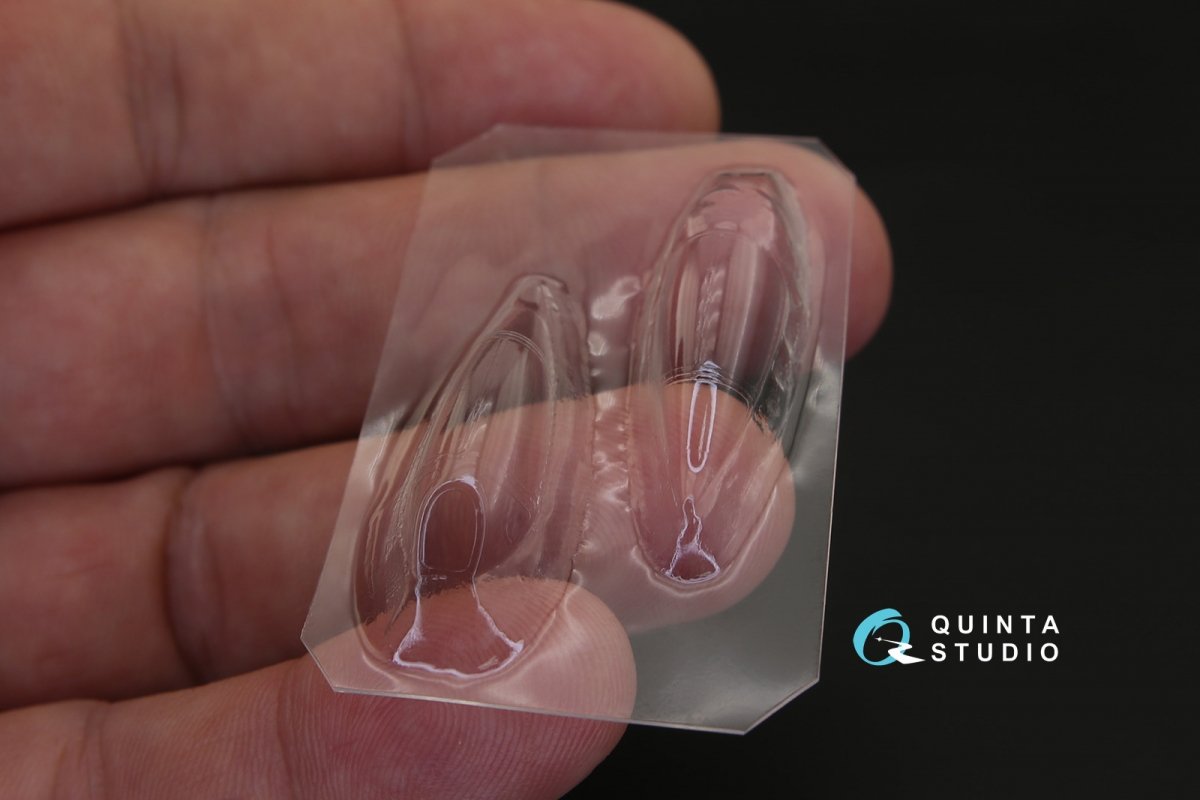 Quinta Studio QC72026 MiG-15 vacuformed clear canopy (for Eduard kit) 1/72 – immagine 3