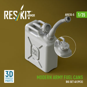 RESKIT AVU35-0005 Modern army fuel cans, big set (3D Printed) 1/35