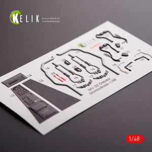 KELIK K48006 MV-22 OSPREY INTERIOR 3D DECALS FOR HOBBY BOS KIT 1/48 – immagine 3
