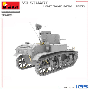 MiniArt 35425 M3 STUART LIGHT TANK, INITIAL PROD 1/35 – imagen 6