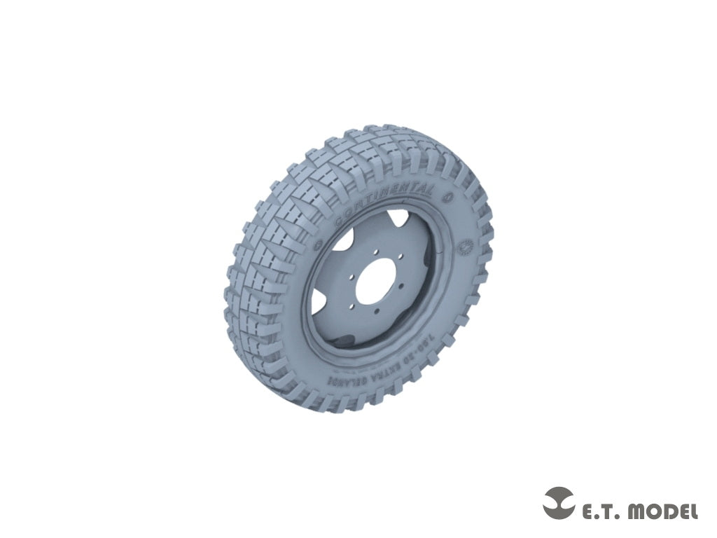 E.T. Model P35-169 WWII German 3t 4x2 Cargo Truck Sagged Wheels 1/35 – imagen 5