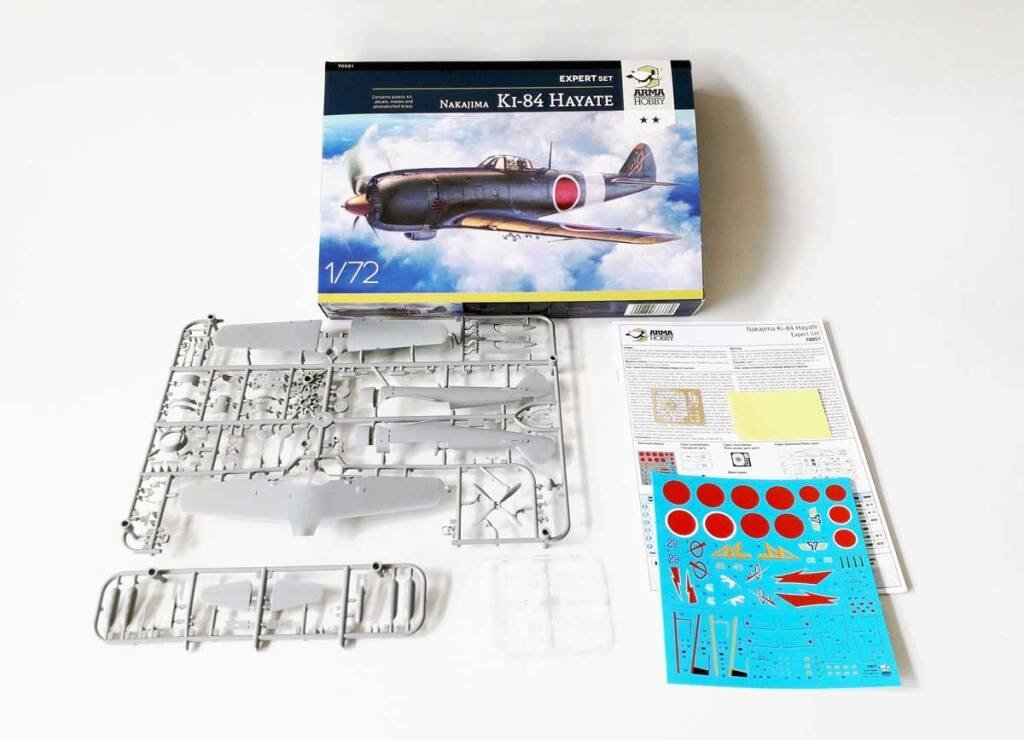 Arma Hobby 70051 Nakajima Ki-84 Hayate Expert Set 1/72 – immagine 4