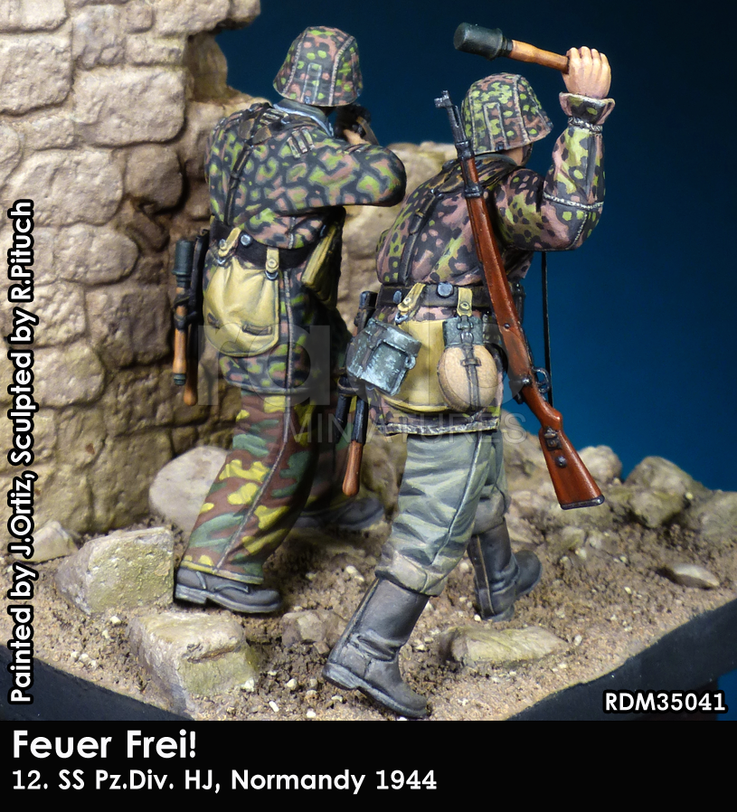 RADO Miniatures RDM35041 Feuer Frei 12.SS Pz.DiV. HJ Normandy 1944 1/35 – immagine 3