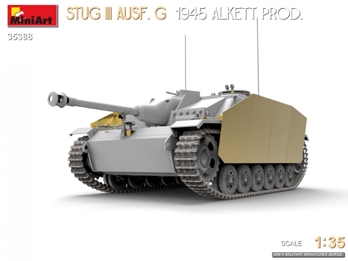 MiniArt 35388 STUG III AUSF. G 1945 ALKETT PROD. 1/35 – immagine 8
