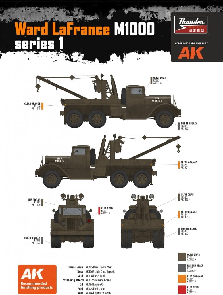 Thunder Model 35009 US Heavy Wrecker Ward LaFrance M1000, series 1 1/35 – image 10