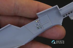 Quinta Studio QD48105 Bf 109C/D 3D-Printed &amp;amp; coloured Interior on decal paper (for Modelsvit kit) 1/48 – zdjęcie 6