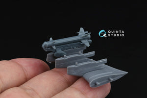 Quinta Studio QT72036 Light multi-purpose guided missile X-39 "Product 305" LMUR, single-pack kit for Ka-52M (for all kits) 1/72
