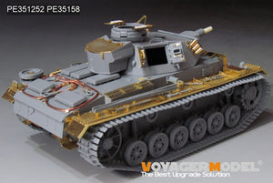 Voyager Model PE351252 WWII German Pz.KPfw.III Ausf.N early version upgrade set basic For TAKOM 8011 1/35 – immagine 7