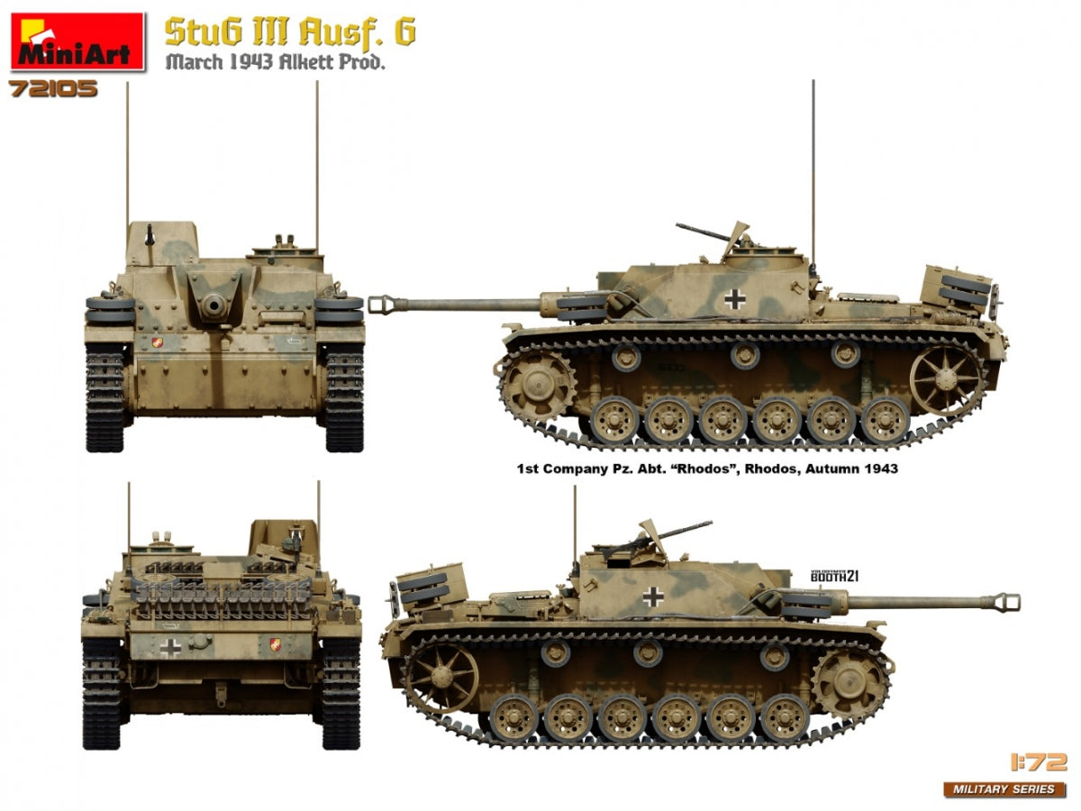MiniArt 72105 StuG III Ausf. G Mars 1943 Prod. 1/72 – image 15