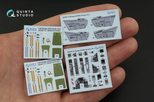 Quinta Studio QD48115 Mirage 2000B 3D-Printed &amp;amp; coloured Interior on decal paper (for Kinetic kit) 1/48 – zdjęcie 2